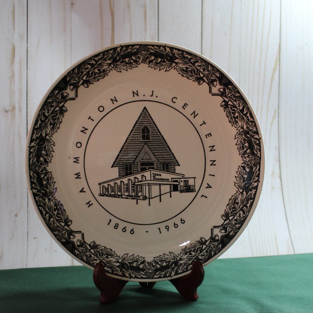 Hammonton NJ centennial collectors plate very vintage
